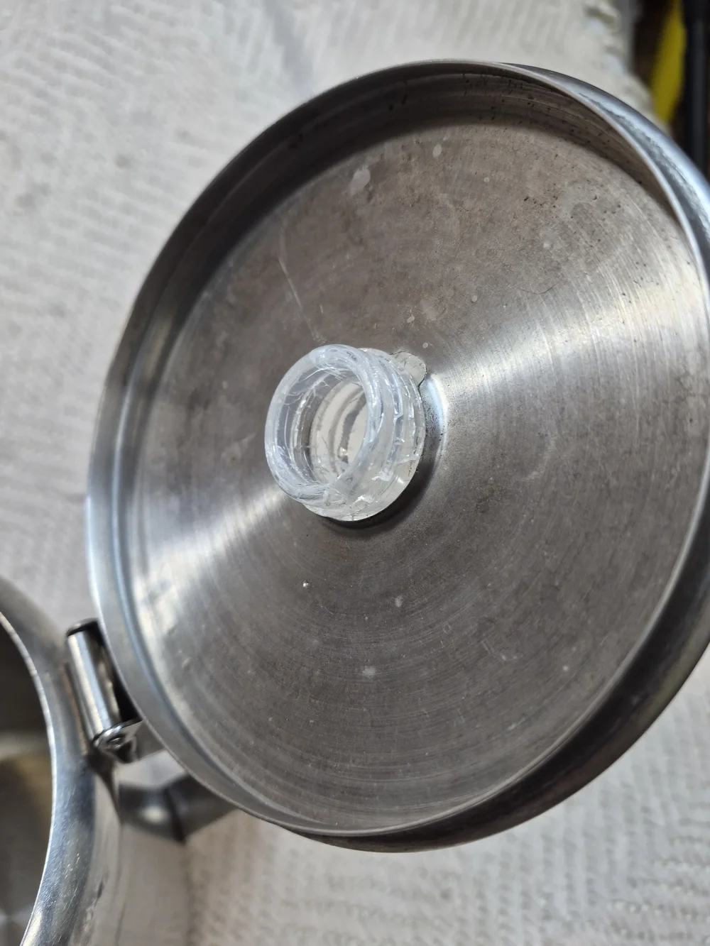 Metal Percolator Coffee Maker - Silver